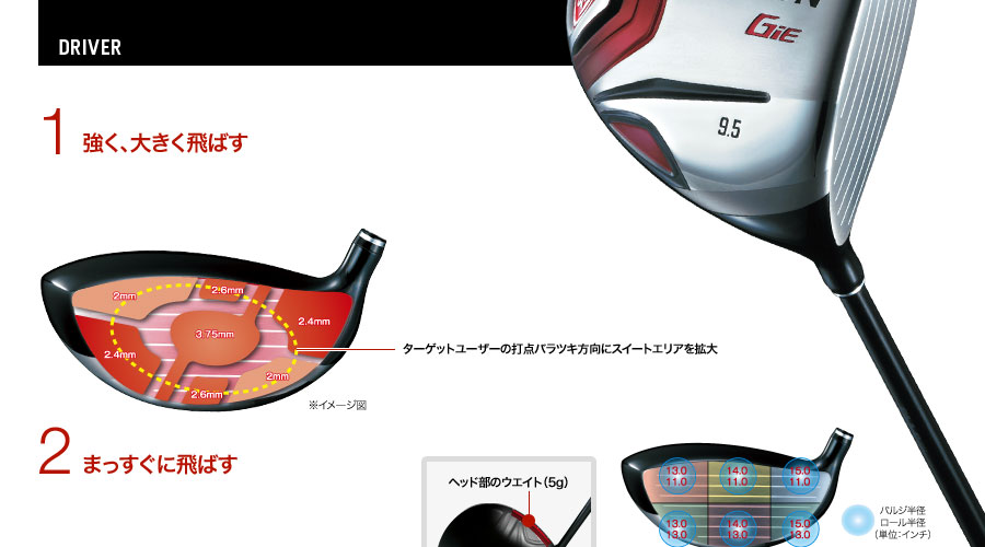 スリクソン ジー : 商品詳細 : NEW SRIXON GiE