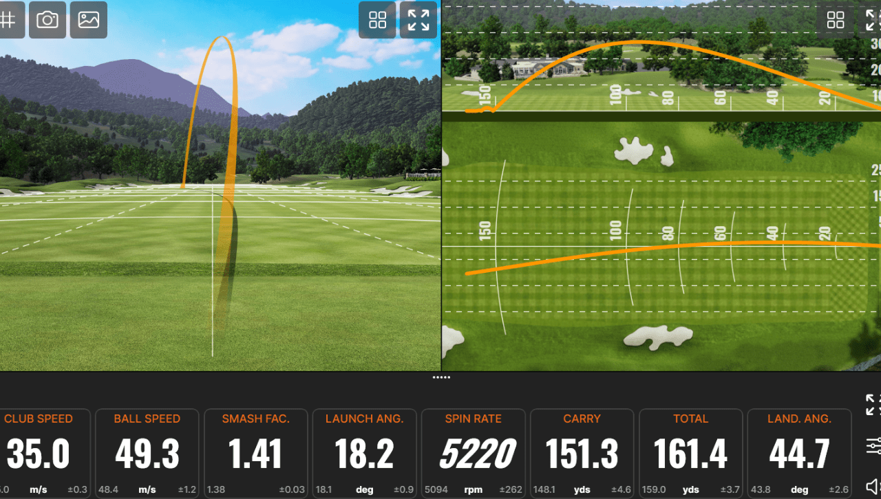 SHAFT：DG105 S200（7番アイアン）※TrackMan計測データ