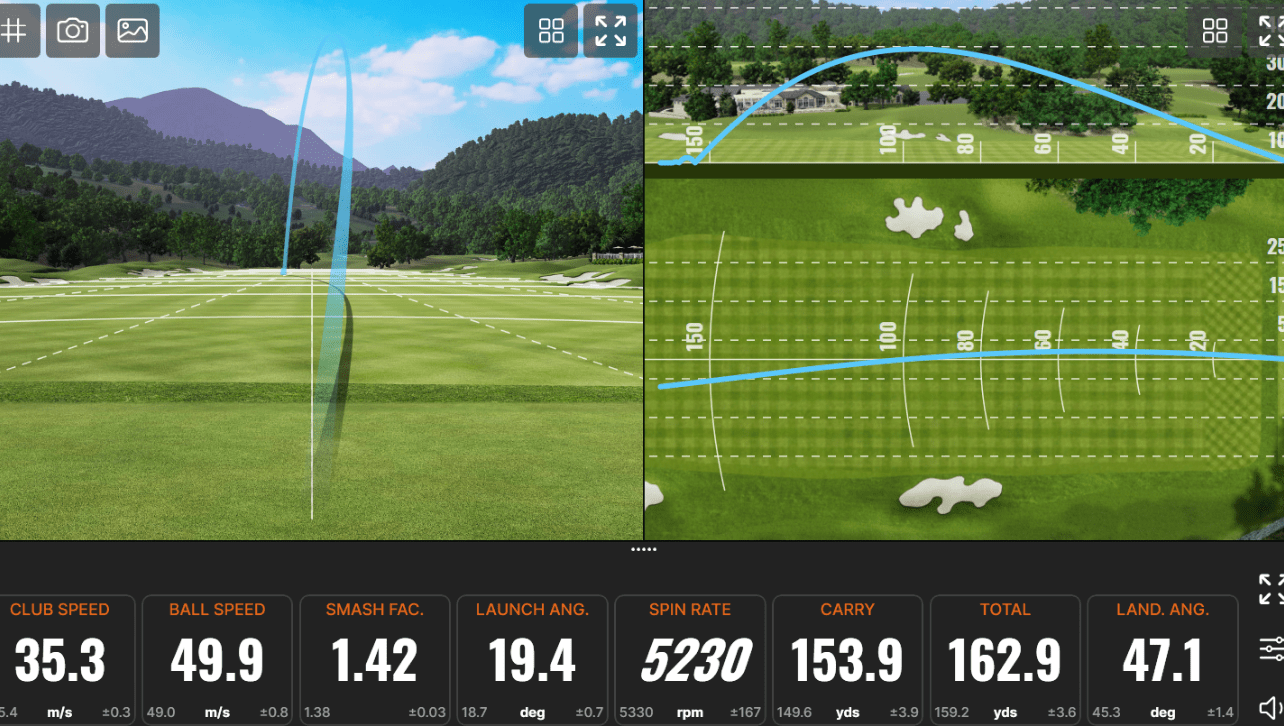 SHAFT：DG85 S200（7番アイアン）※TrackMan計測データ